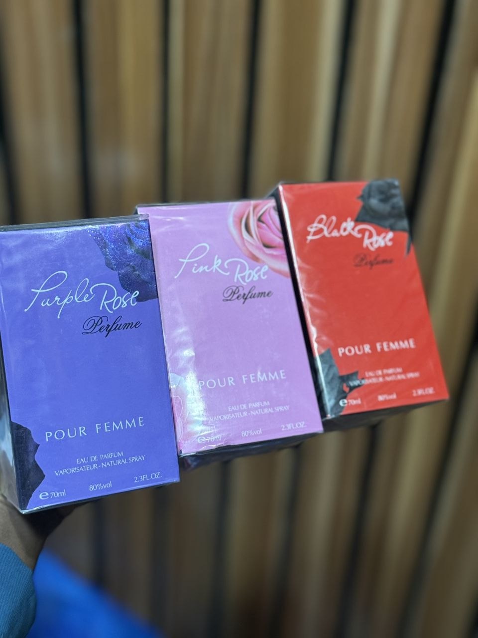 Pink, Black & Purple Rose Perfume 70ml